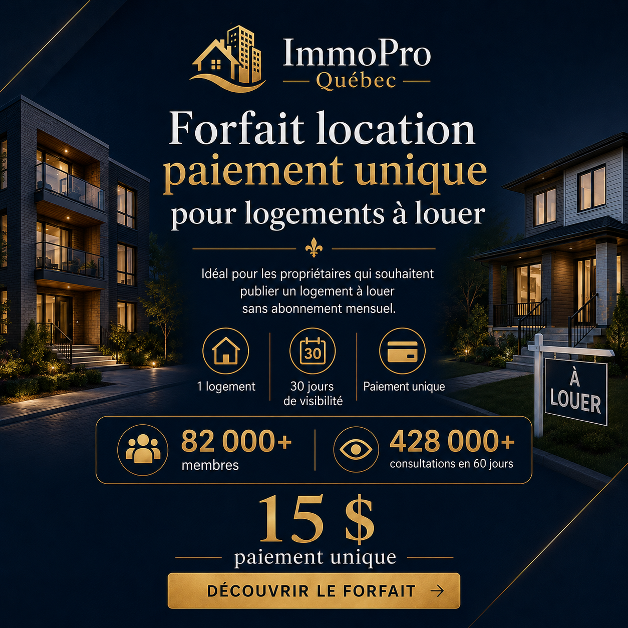 Forfait location unique