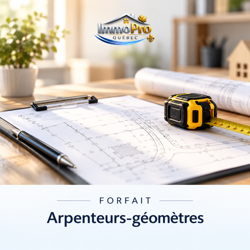 ImmoPro Québec — Forfaits arpenteurs-géomètres