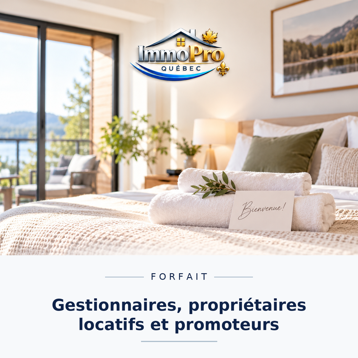 ImmoPro Québec — Forfaits gestionnaires propriétaires locatifs et promoteurs
