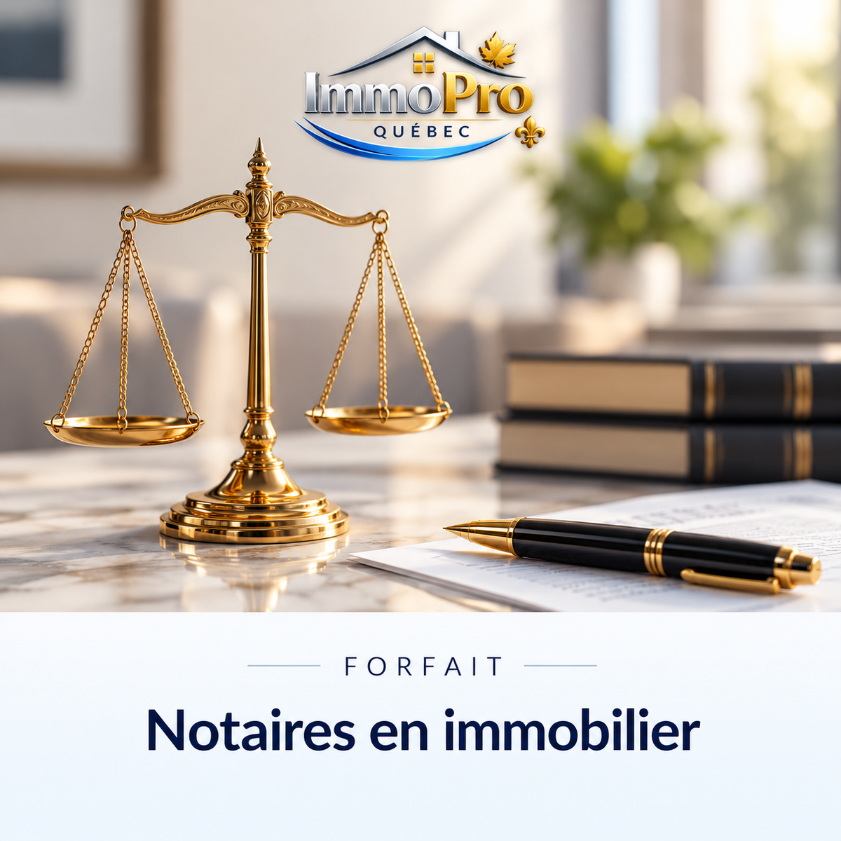 ImmoPro Québec — Forfaits notaires en immobilier